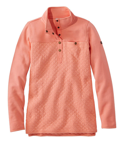 Women's Quilted Sweatshirt, Mockneck Tunic | L.L.Bean outlet