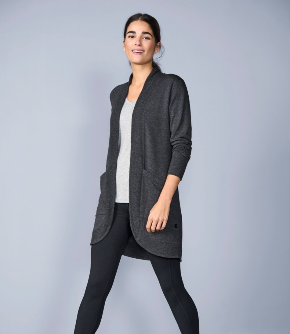 Women's SoftFlex Long Open Cardigan | L.L.Bean discount