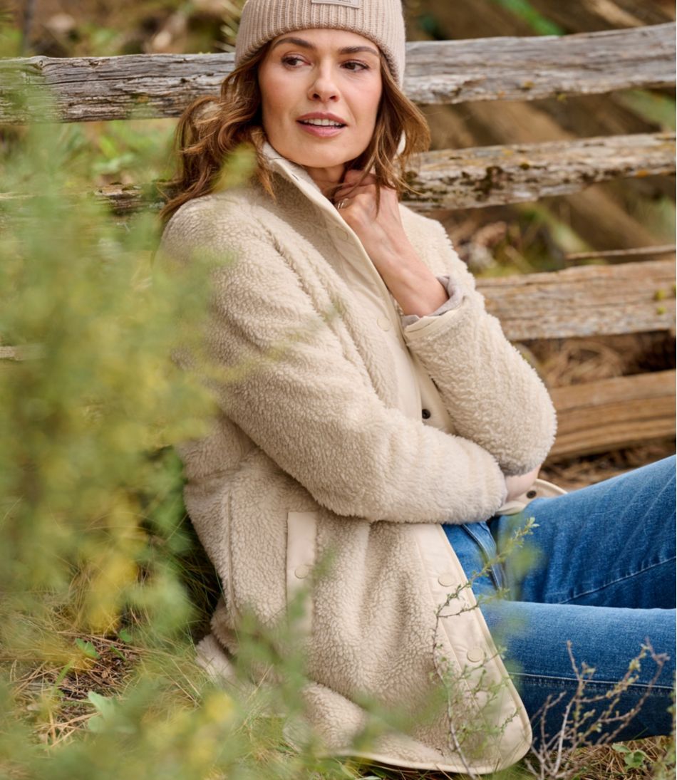 Women's Bean's Sherpa Fleece Coat | L.L.Bean discount