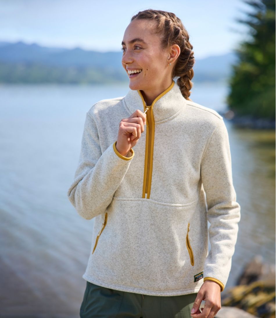 Women's Sweater Fleece Half-Zip Pullover | L.L.Bean on sale