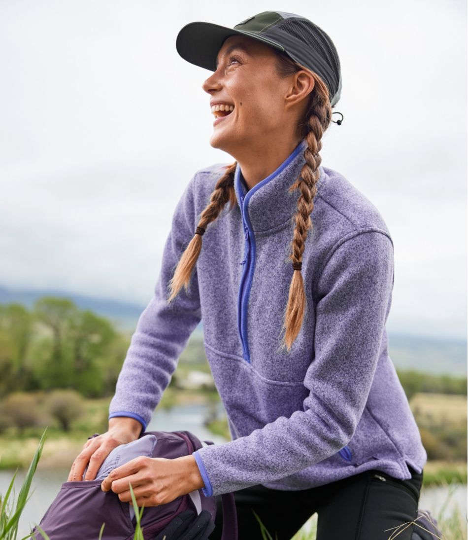 Women's Sweater Fleece Half-Zip Pullover | L.L.Bean on sale