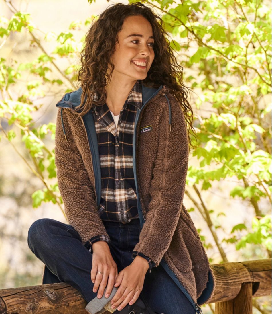 Women's Mountain Pile Fleece Coat | L.L.Bean US