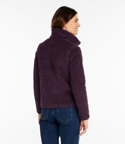 Women's Bean's Sherpa Fleece Pullover | L.L.Bean outlet