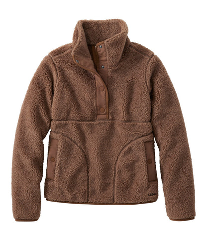 Women's Bean's Sherpa Fleece Pullover | L.L.Bean outlet