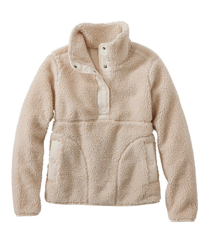 Women's Bean's Sherpa Fleece Pullover | L.L.Bean outlet