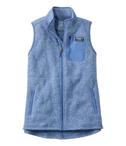 Women's Sweater Fleece Long Vest | L.L.Bean for sale