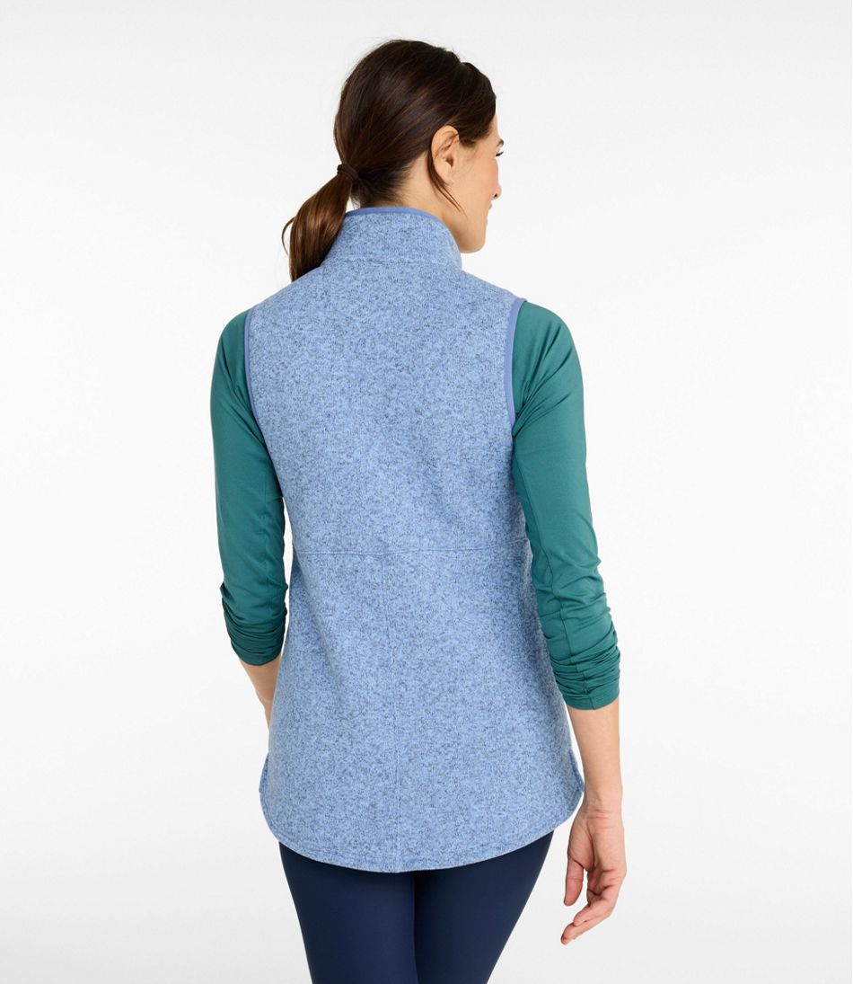 Women's Sweater Fleece Long Vest | L.L.Bean for sale