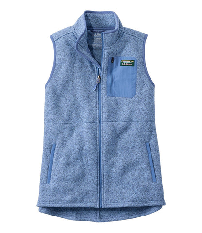Women's Sweater Fleece Long Vest | L.L.Bean for sale
