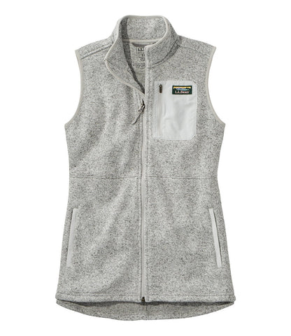 Women's Sweater Fleece Long Vest | L.L.Bean for sale