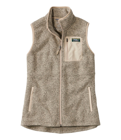 Women's Sweater Fleece Long Vest | L.L.Bean for sale