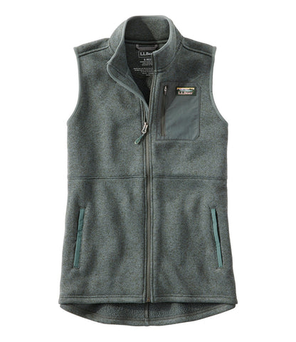 Women's Sweater Fleece Long Vest | L.L.Bean for sale