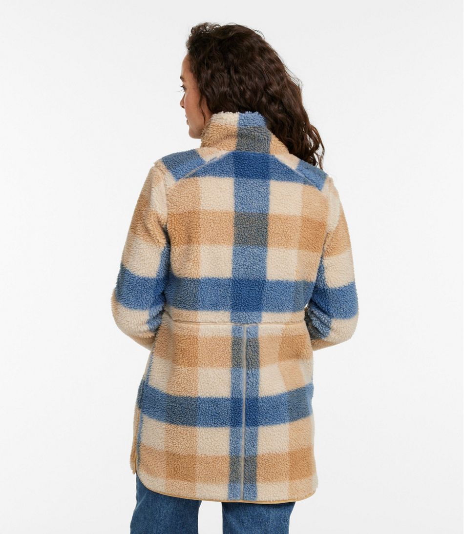 Women's Bean's Sherpa Fleece Coat, Print | L.L.Bean US