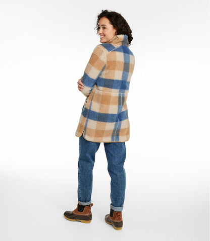 Women's Bean's Sherpa Fleece Coat, Print | L.L.Bean US