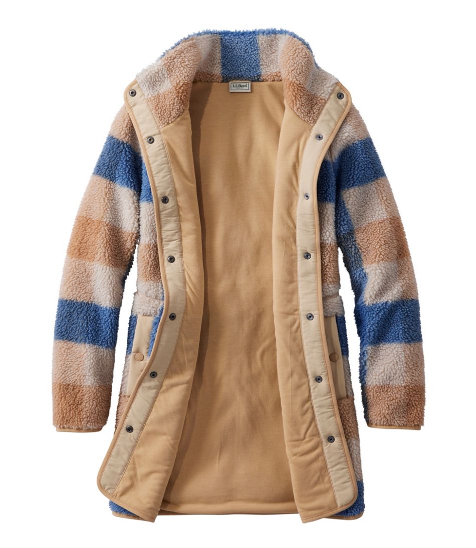 Women's Bean's Sherpa Fleece Coat, Print | L.L.Bean US