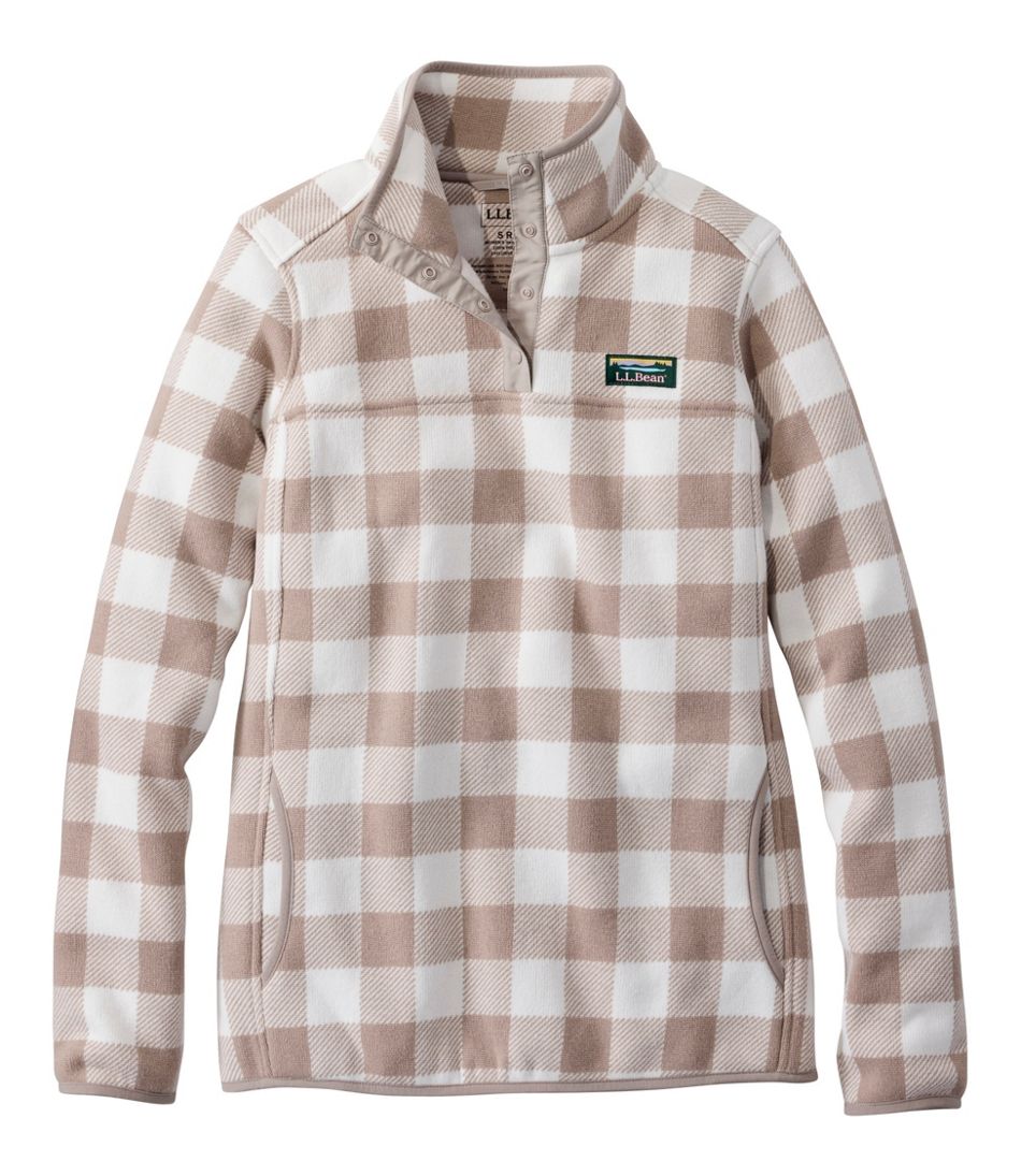 Women's Sweater Fleece Pullover, Print | L.L.Bean sale