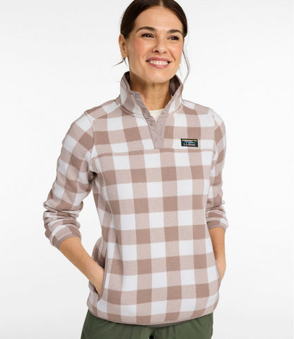 Women's Sweater Fleece Pullover, Print | L.L.Bean sale