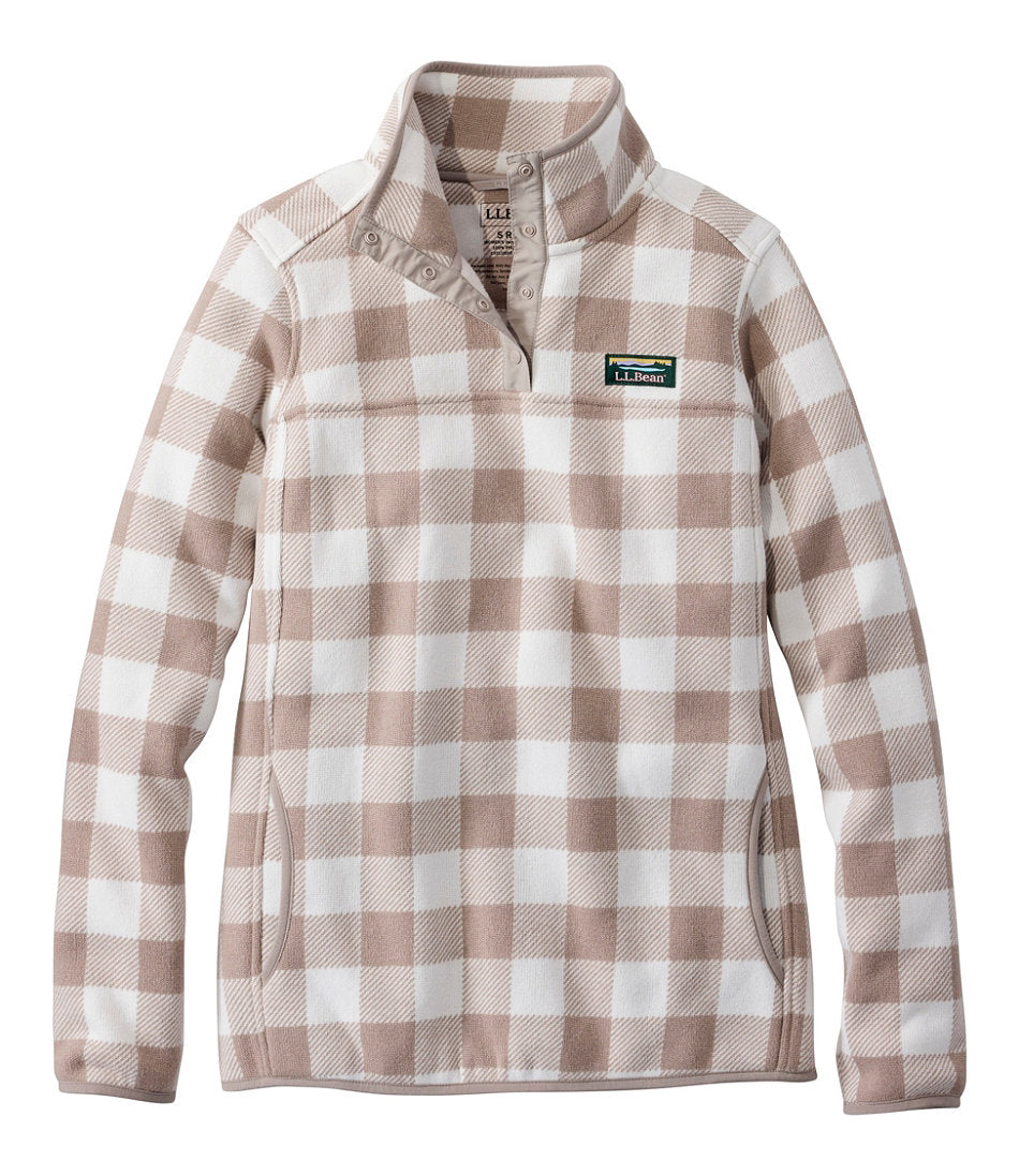 Women's Sweater Fleece Pullover, Print | L.L.Bean sale