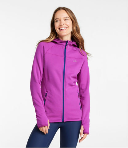 Women's PrimaLoft ThermaStretch Fleece Jacket, Hooded Full-Zip | L.L.Bean US
