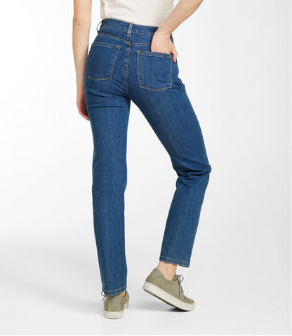 Women's True Shape Jeans, High-Rise Straight-Leg | L.L.Bean discount