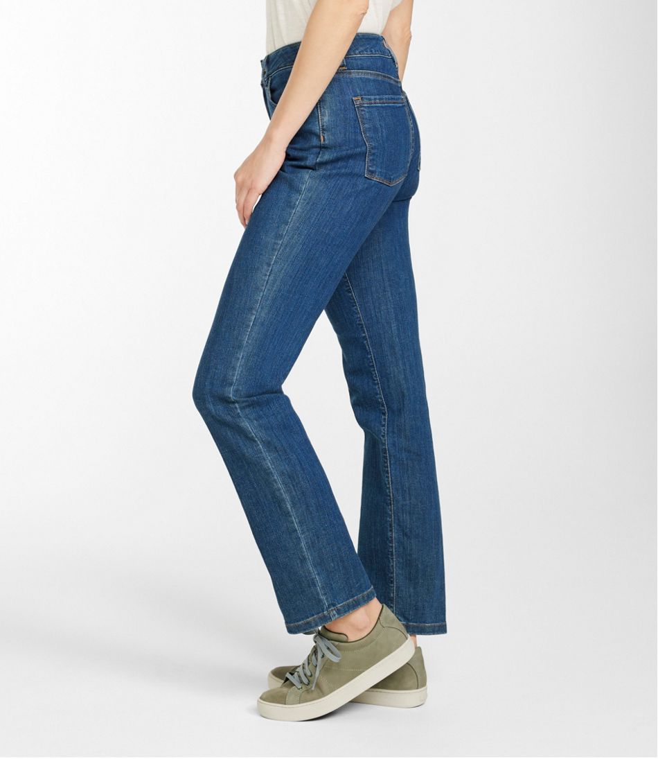 Women's True Shape Jeans, High-Rise Straight-Leg | L.L.Bean discount