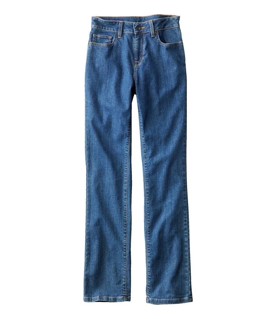 Women's True Shape Jeans, High-Rise Straight-Leg | L.L.Bean discount