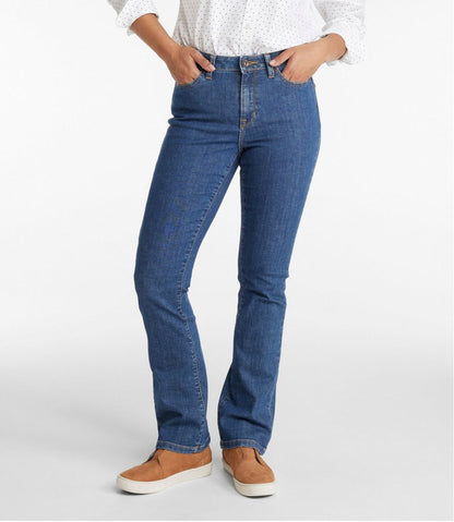 Women's True Shape Jeans, High-Rise Bootcut | L.L.Bean sale