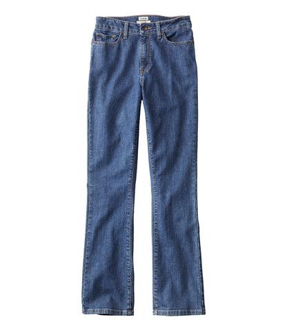 Women's True Shape Jeans, High-Rise Bootcut | L.L.Bean sale