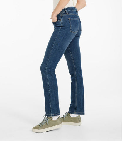 Women's BeanFlex® Jeans, Mid-Rise Straight-Leg | L.L.Bean online