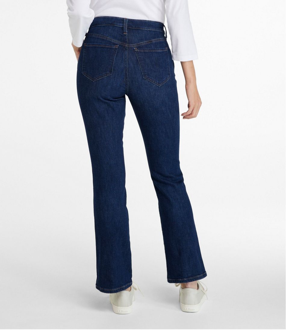 Women's Everyday Stretch Jeans, High-Rise Mini Bootcut Ankle | L.L.Bean for sale