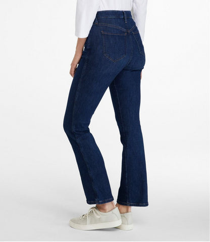 Women's Everyday Stretch Jeans, High-Rise Mini Bootcut Ankle | L.L.Bean for sale