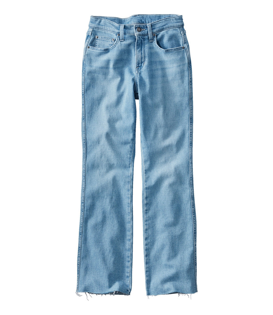 Women's Everyday Stretch Jeans, High-Rise Mini Bootcut Ankle | L.L.Bean for sale