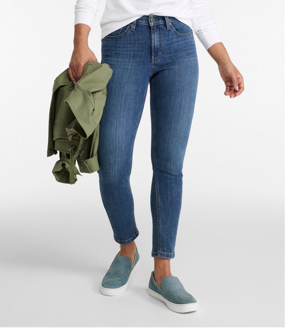 Women's BeanFlex® Jeans, High-Rise Slim-Leg Ankle | L.L.Bean online