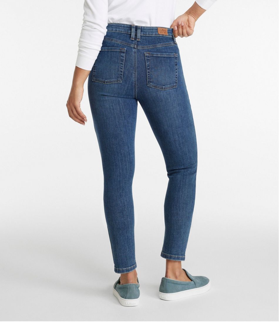Women's BeanFlex® Jeans, High-Rise Slim-Leg Ankle | L.L.Bean online