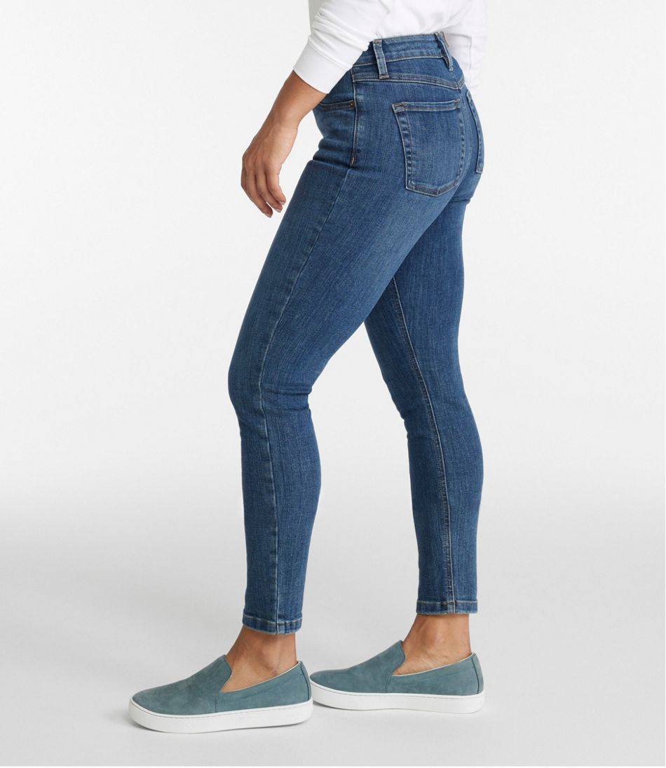 Women's BeanFlex® Jeans, High-Rise Slim-Leg Ankle | L.L.Bean online