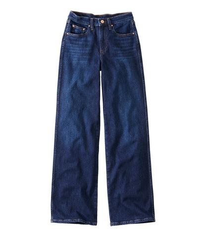 Women's Everyday Stretch Jeans, High-Rise Relaxed Wide-Leg | L.L.Bean outlet