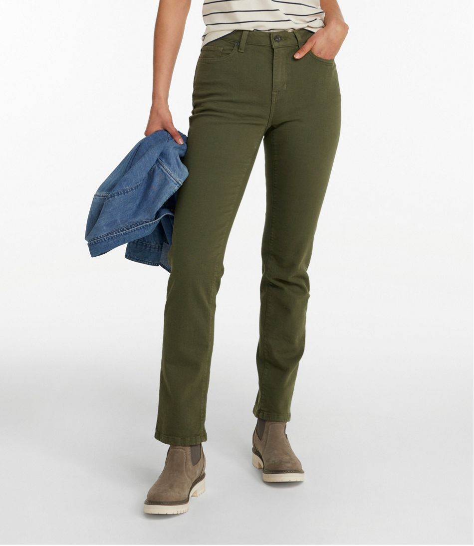 Women's True Shape Jeans, High-Rise Straight-Leg Colors | L.L.Bean discount