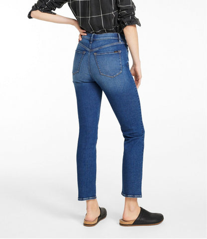 Women's Signature Super Stretch Jeans, High-Rise Skinny-Leg Ankle | L.L.Bean online