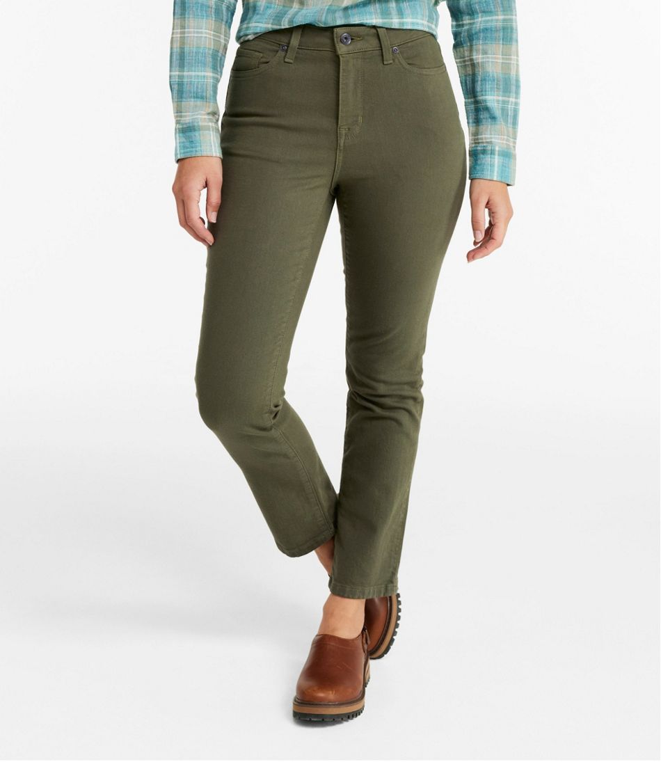 Women's True Shape Jeans, High-Rise Slim-Leg Ankle Colors | L.L.Bean US