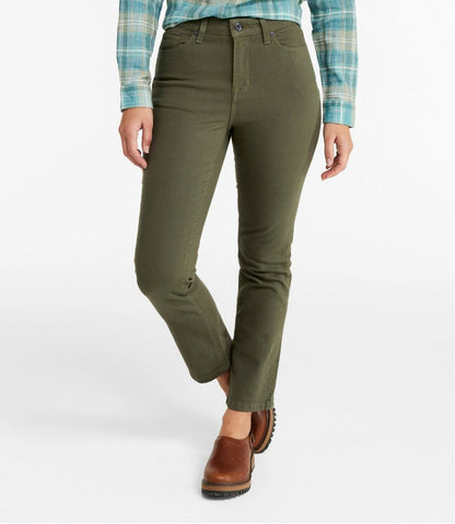 Women's True Shape Jeans, High-Rise Slim-Leg Ankle Colors | L.L.Bean US