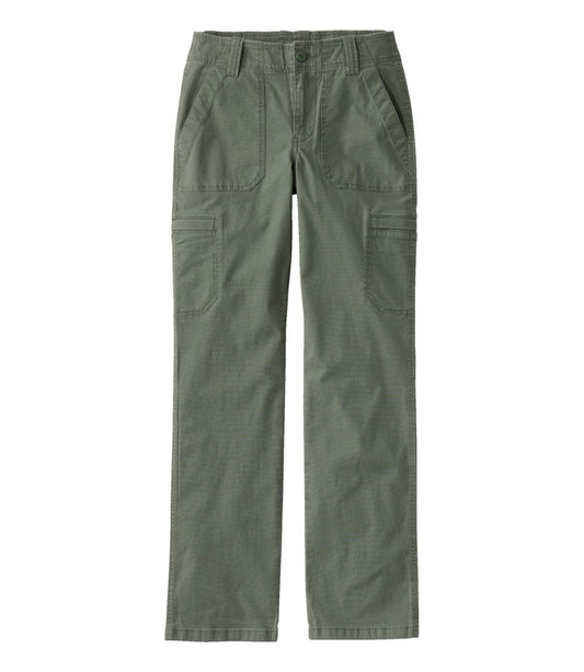 Women's 207 Vintage Cotton Canvas Pants, Mid-Rise Straight-Leg Cargo | L.L.Bean for sale
