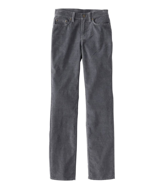 Women's BeanFlex Five-Pocket Corduroy Pants, Mid-Rise Straight-Leg | L.L.Bean online