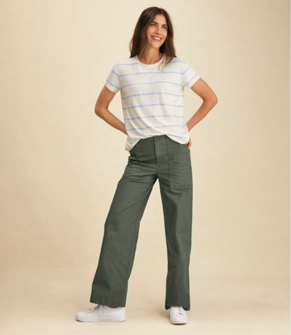 Women's 207 Vintage Cotton Canvas Pants, High-Rise Wide-Leg | L.L.Bean discount
