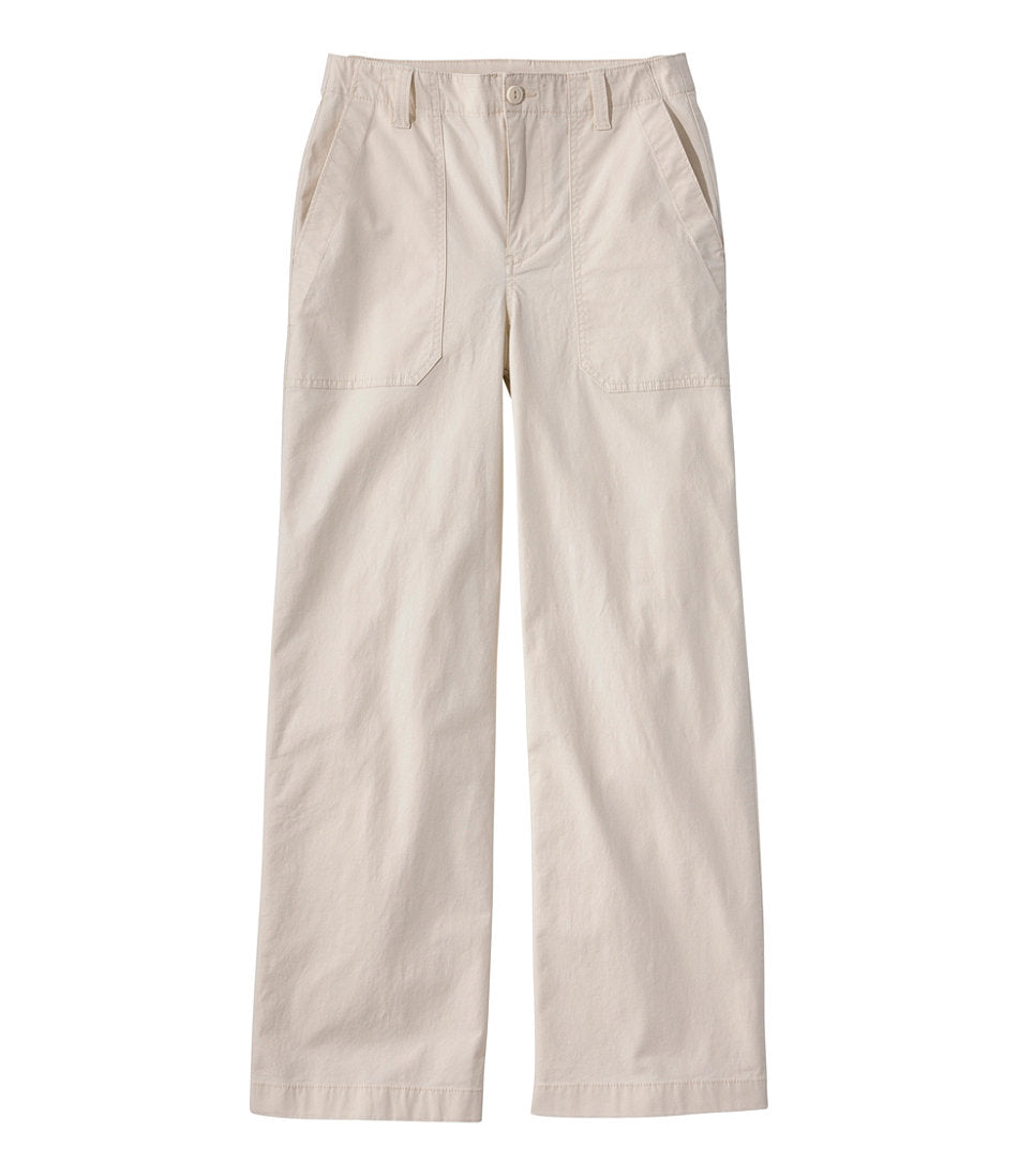 Women's 207 Vintage Cotton Canvas Pants, High-Rise Wide-Leg | L.L.Bean discount