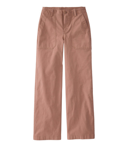 Women's 207 Vintage Cotton Canvas Pants, High-Rise Wide-Leg | L.L.Bean discount