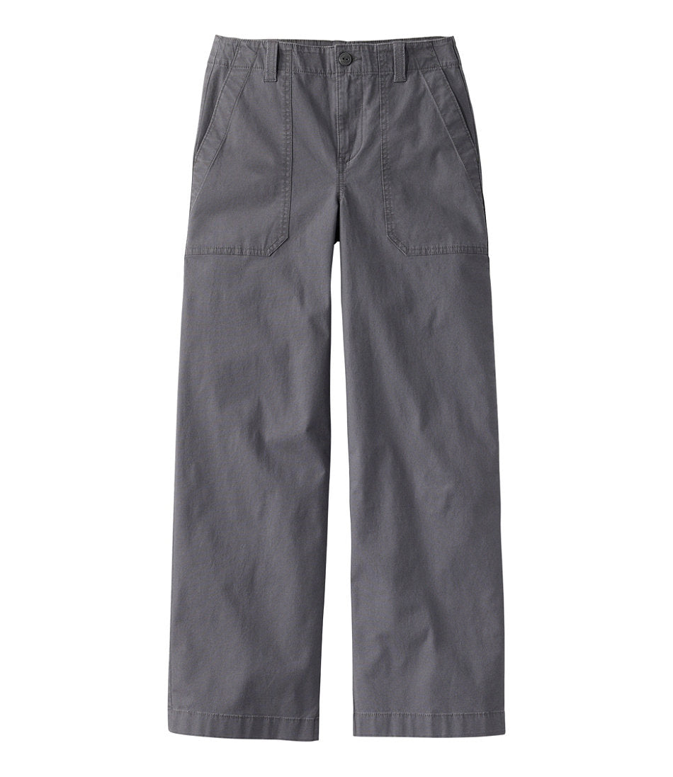 Women's 207 Vintage Cotton Canvas Pants, High-Rise Wide-Leg | L.L.Bean discount