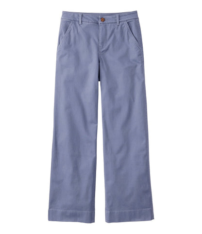 Women's Comfort Stretch Pants, Mid-Rise Wide-Leg Chino | L.L.Bean outlet