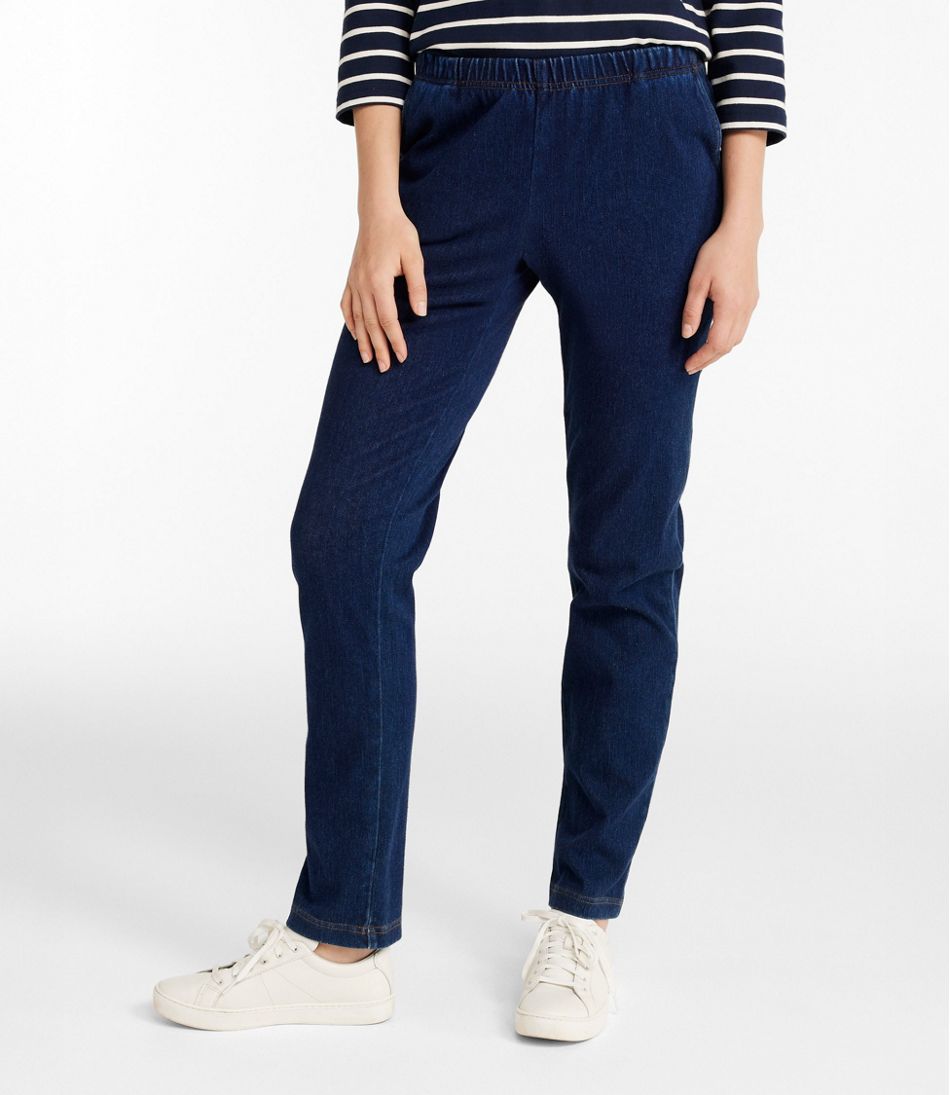 Women's Perfect Fit Pants, Denim Original Tapered Leg | L.L.Bean discount