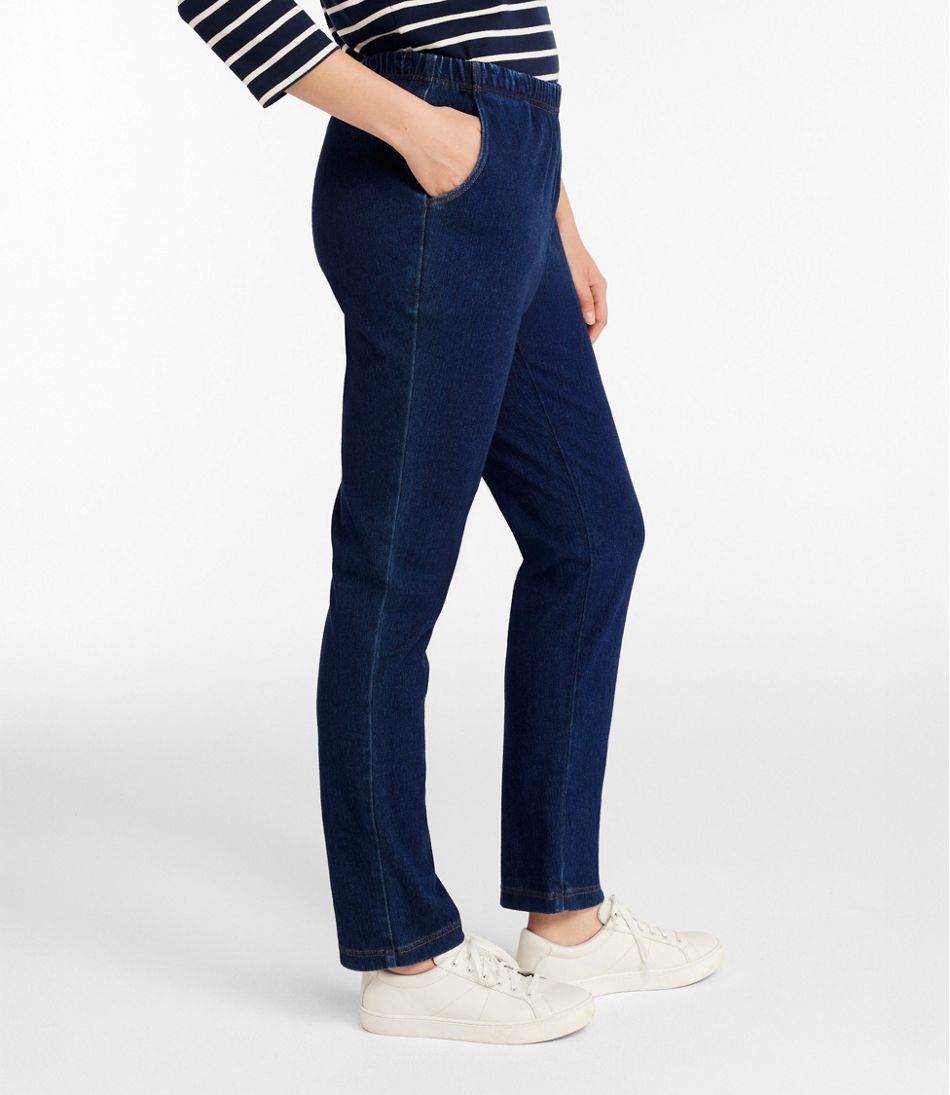 Women's Perfect Fit Pants, Denim Original Tapered Leg | L.L.Bean discount