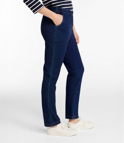 Women's Perfect Fit Pants, Denim Original Tapered Leg | L.L.Bean discount