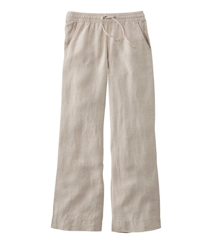 Women's Premium Washable Linen Pull-On Pants | L.L.Bean for sale
